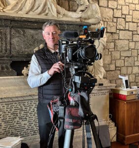 Funeral live stream camera