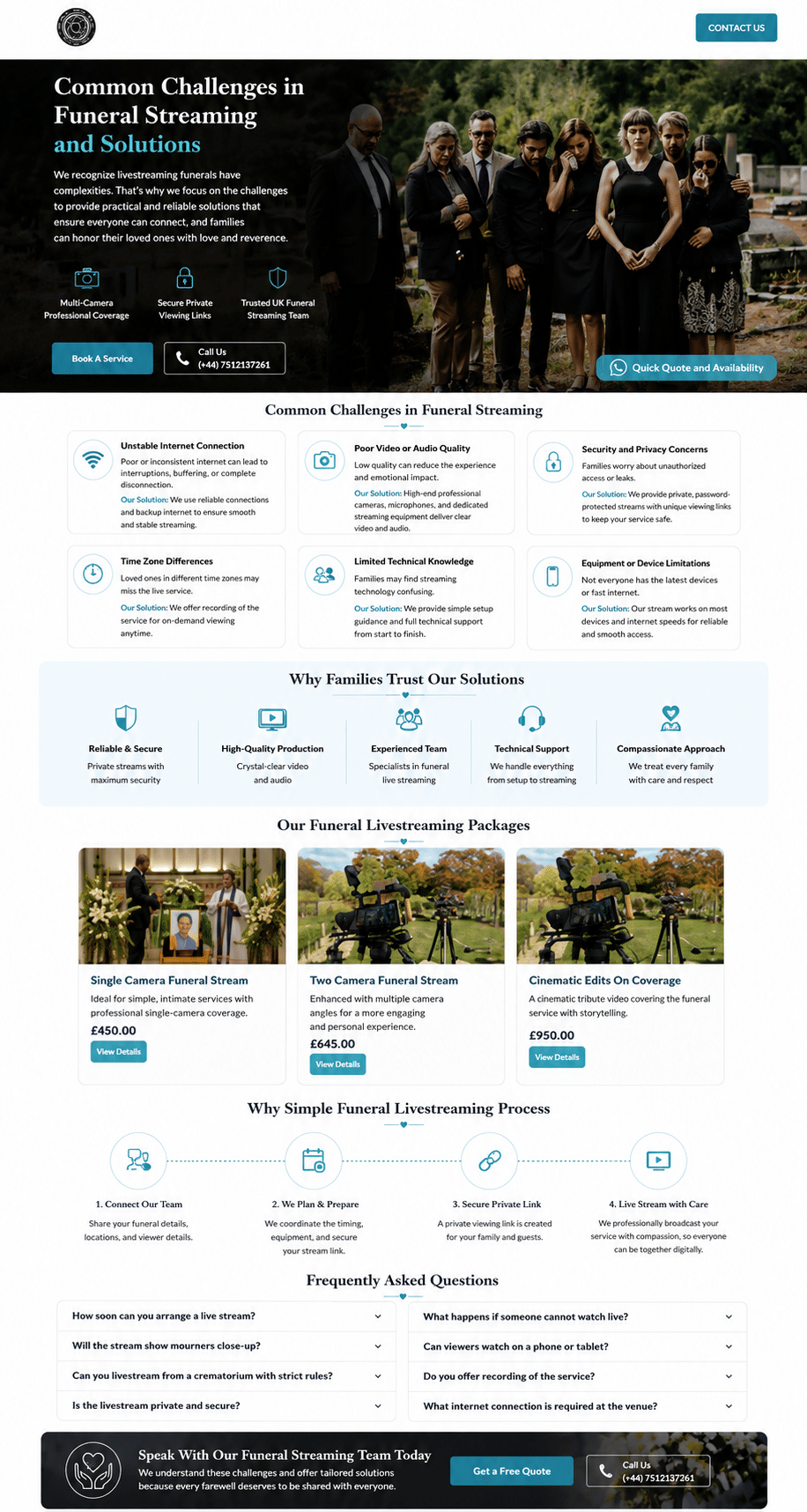 Common Challenges in Funeral Streaming and Solutions 1 funeral 2 1