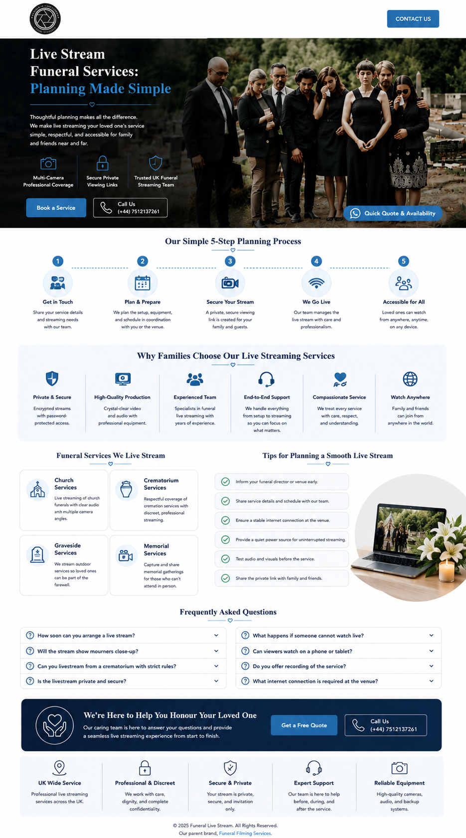 Live Stream Funeral Services: Planning Made Simple 1 live stream