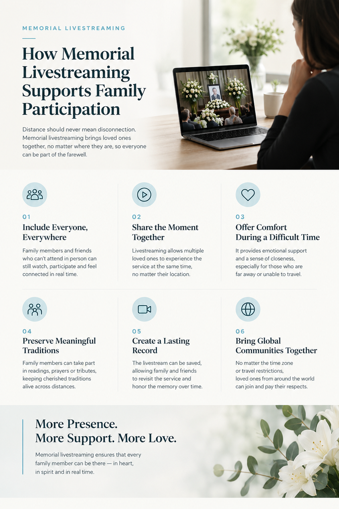 How Memorial Livestreaming Supports Family Participation 1 image